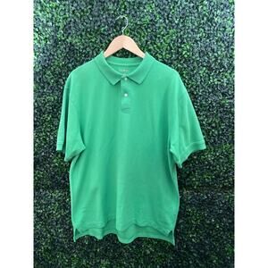 L.L.Bean, Green Men’s Polo Shirt, Size Large